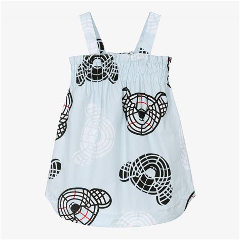burberry baby dress blue